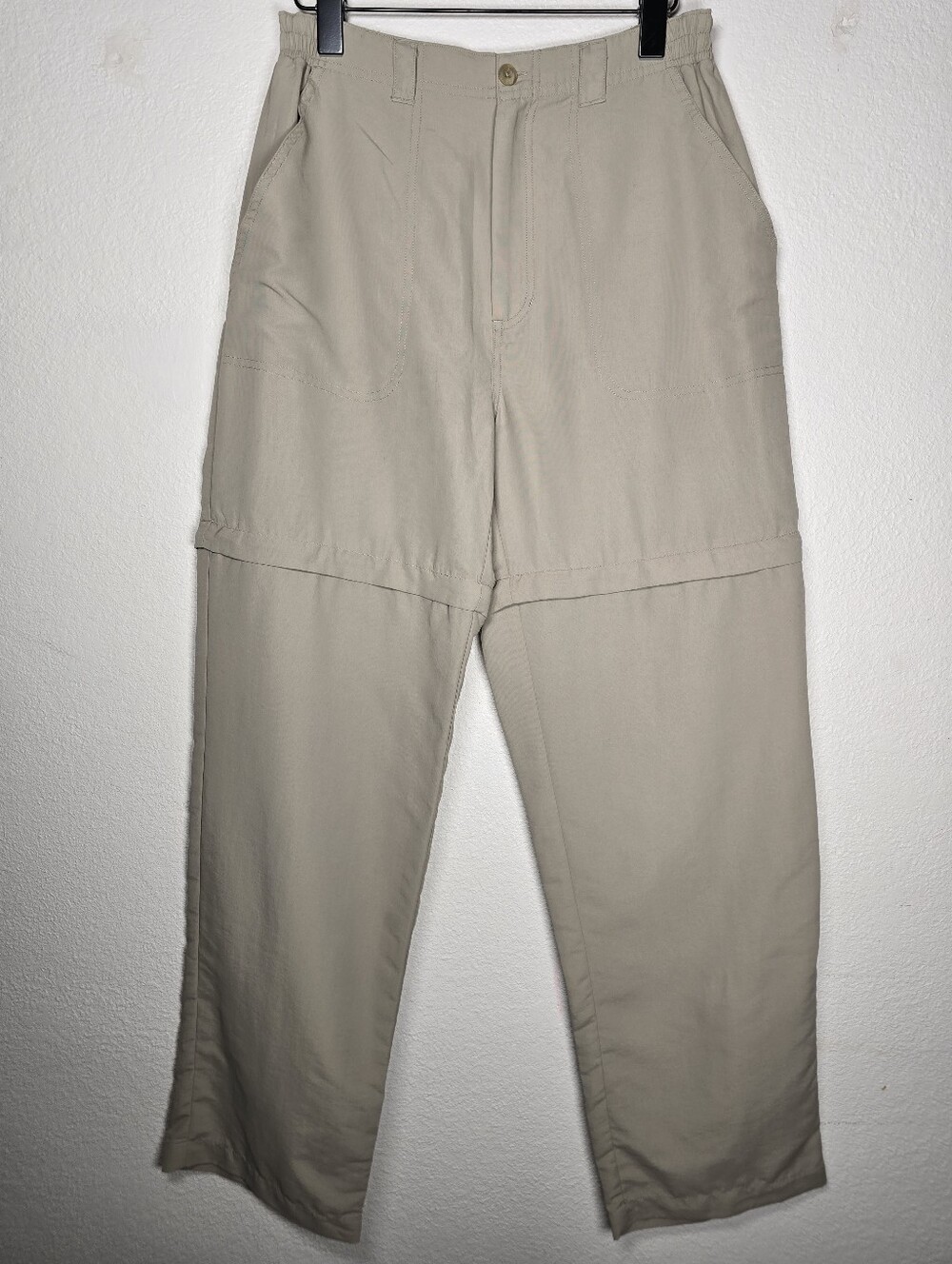 Campmor Women's Size Small Convertible Zip-Off Hiking Pants / Shorts - Khaki Bei